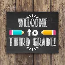Welcome to Third Grade Classroom Signs Classroom Welcome - Etsy